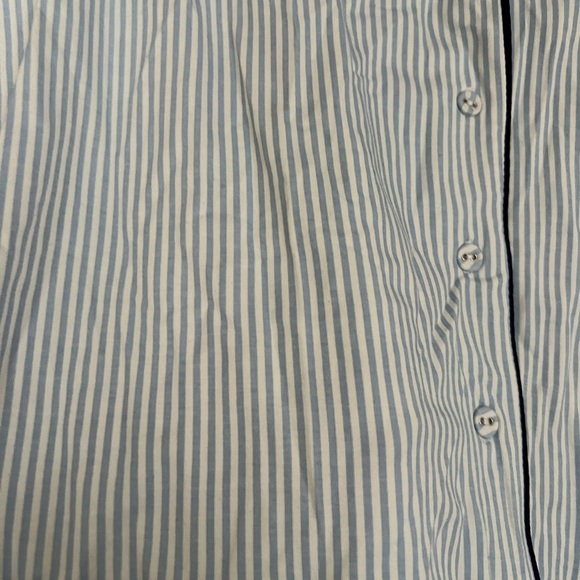 Blue Striped Women's Pajama Set - Picture 3 of 6